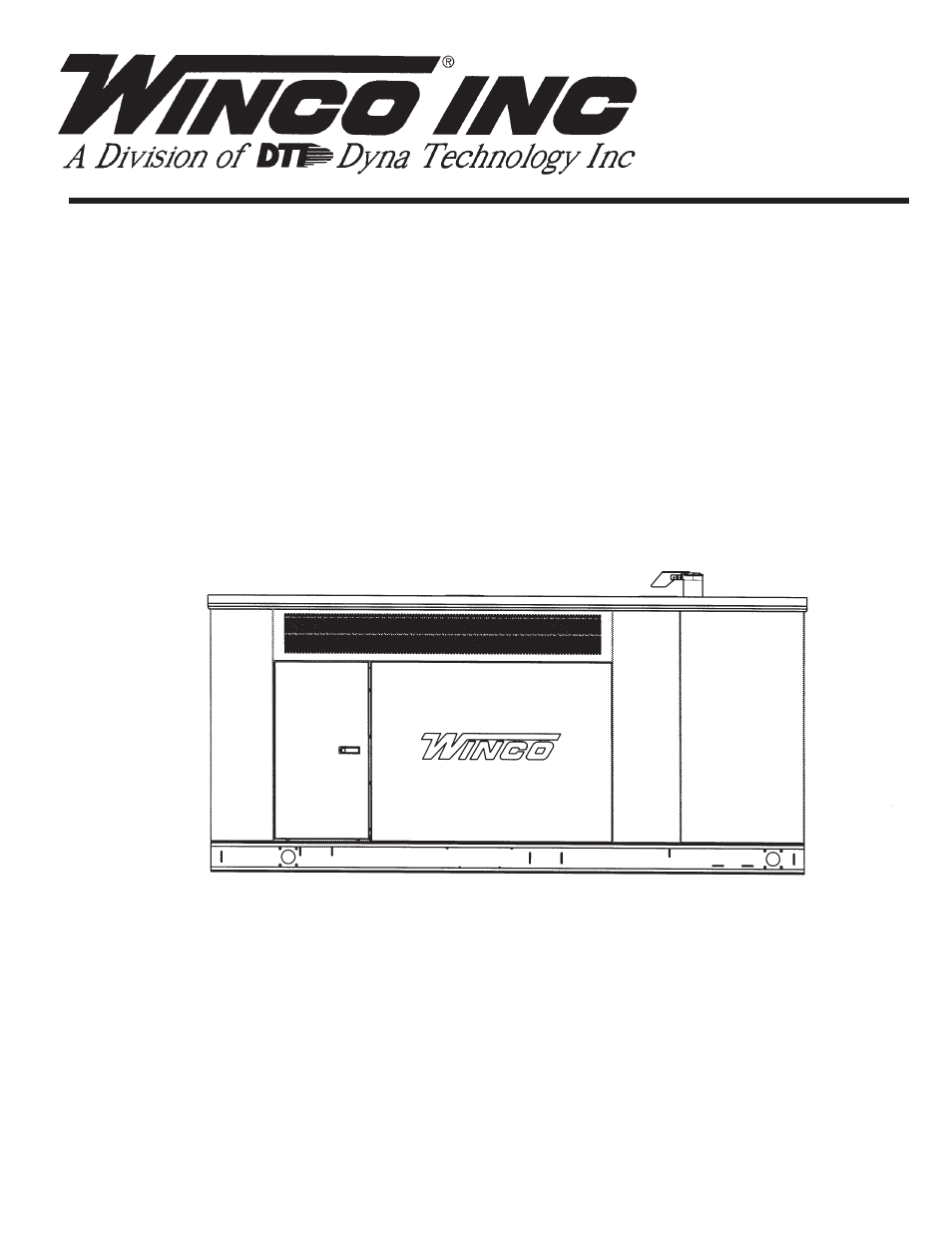 Winco ULPSS90/B WITH DSE 7110 CONTROL (2011) User Manual | 24 pages