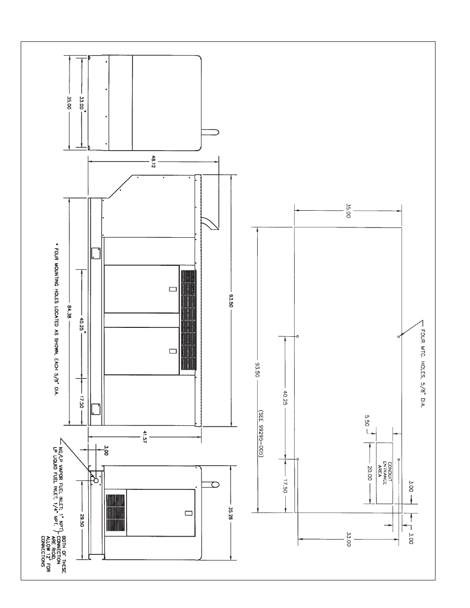 Pss40ls outline drawing and wiring entrance | Winco PSS40LS/B User Manual | Page 22 / 24