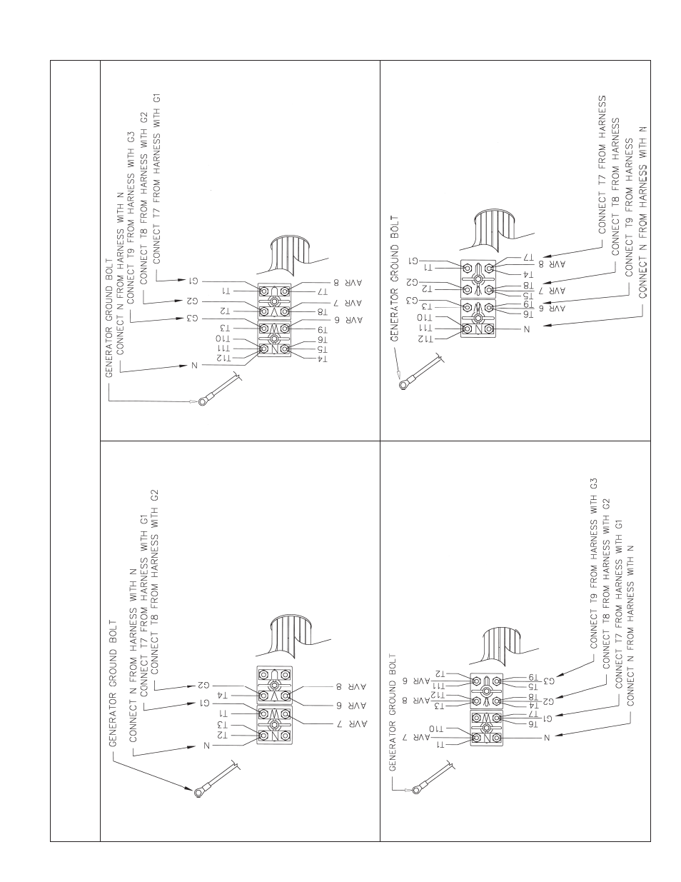 40 kw internal generator connections | Winco PSSRA40LS User Manual | Page 21 / 24