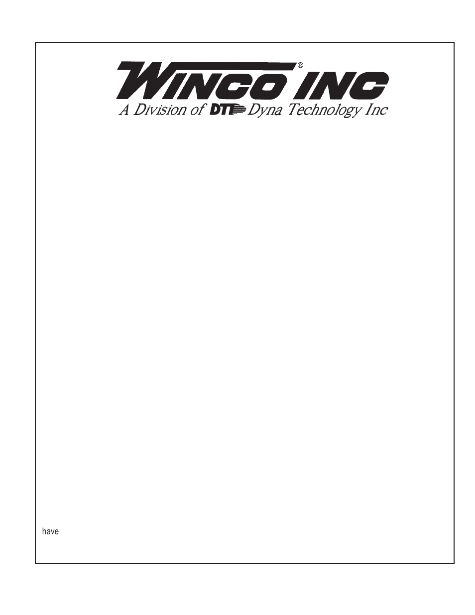 12 month limited warranty | Winco PSS75LS/A User Manual | Page 19 / 20