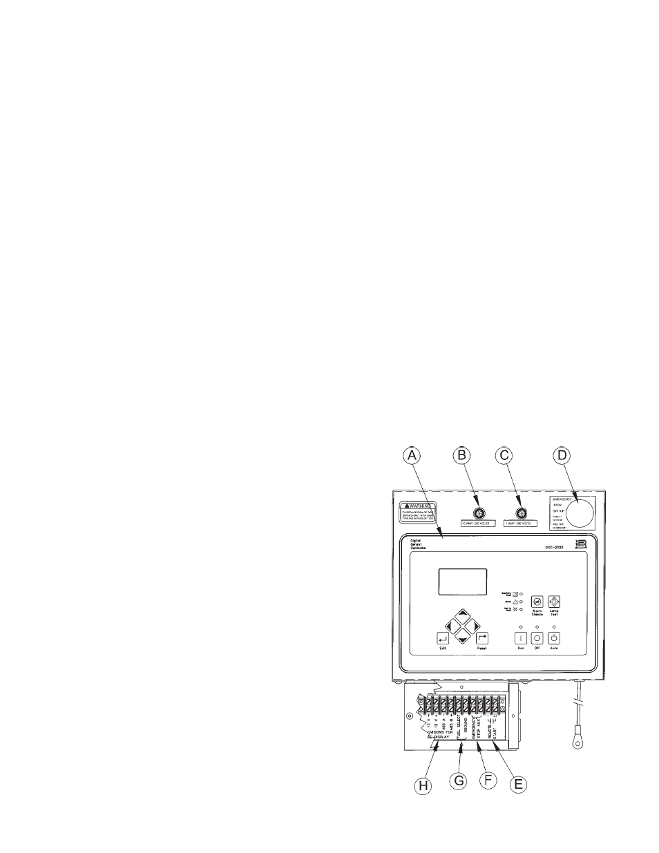 D.c. electrical connections | Winco PSS80/A User Manual | Page 11 / 20