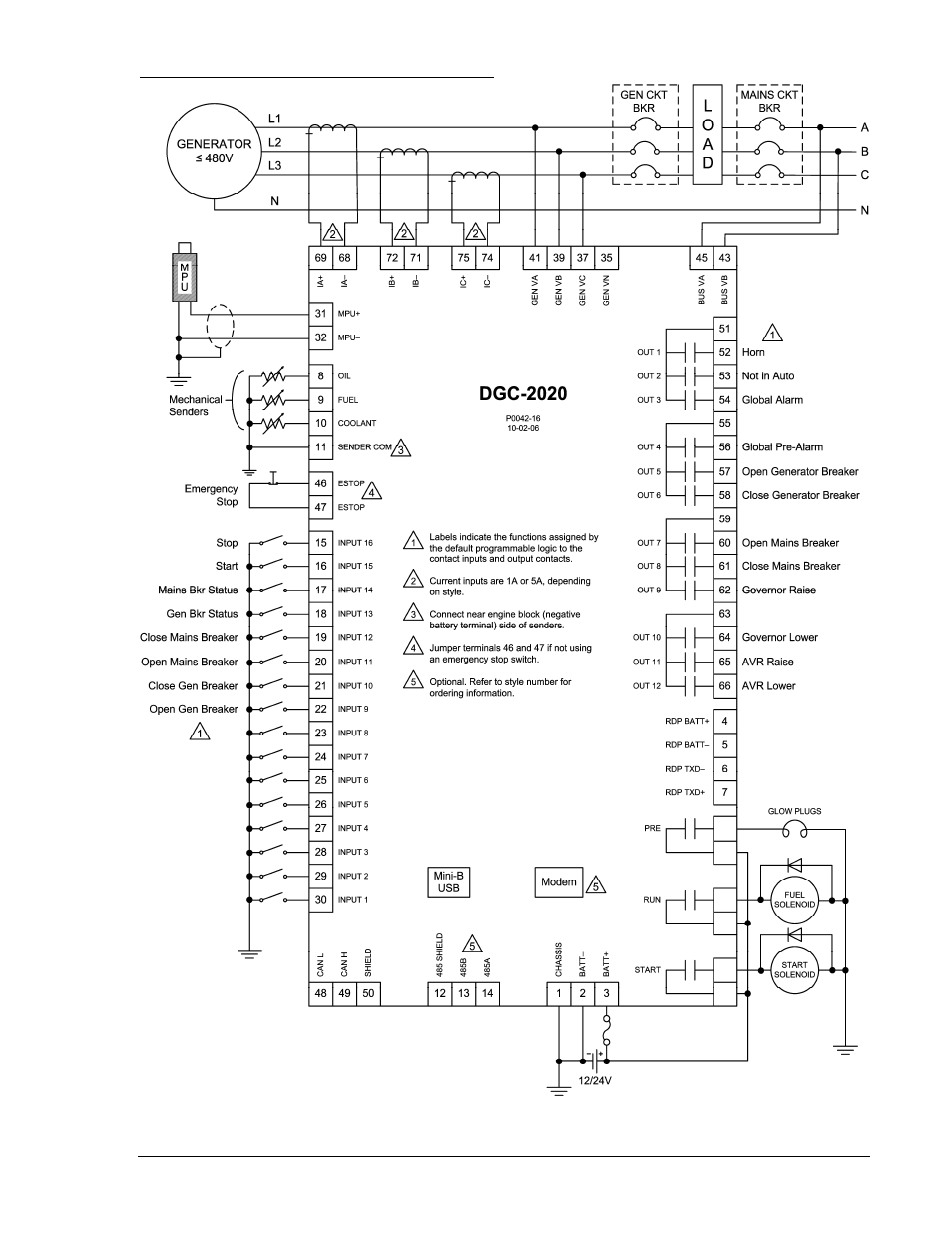 Phase delta connections for typical applications | Winco DGC-2020 User Manual | Page 121 / 193