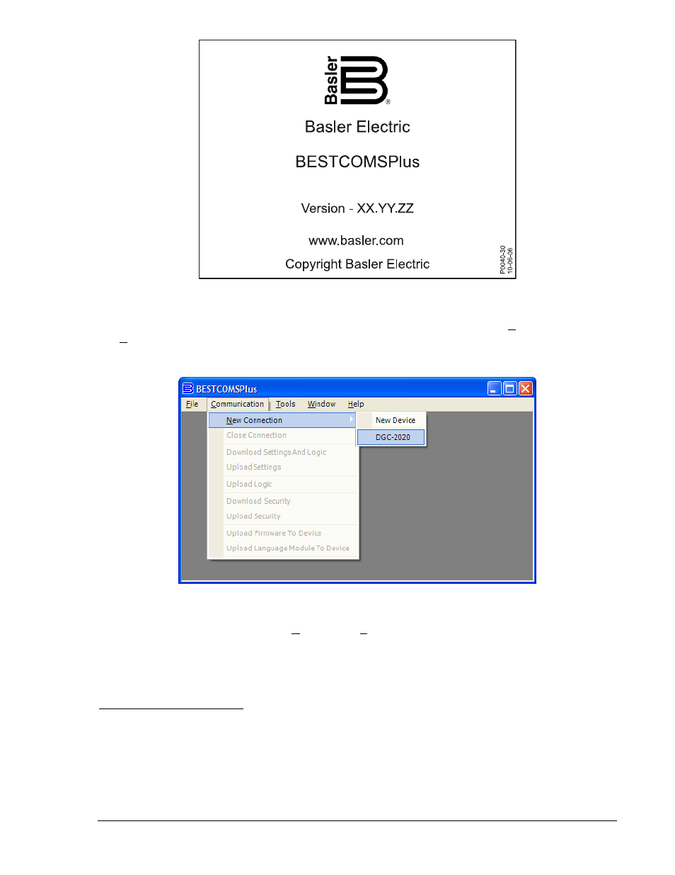 Activating the dgc-2020 plug-in, Requesting an activation key, Figure 4-3. bestcomsplus splash screen | Winco DGC-2020 User Manual | Page 53 / 193
