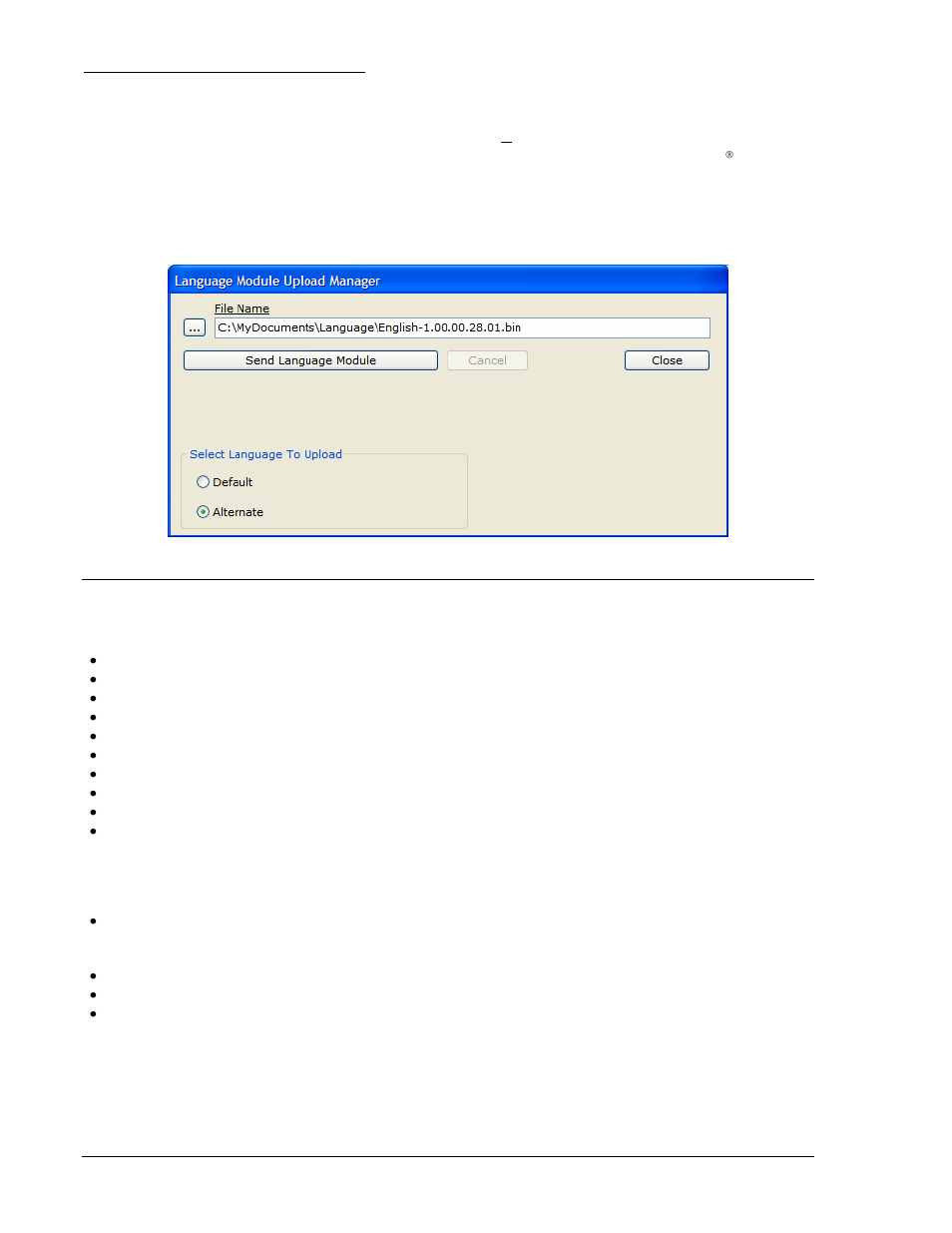 Uploading a language module to device, Metering explorer | Winco DGC-2020 User Manual | Page 86 / 193