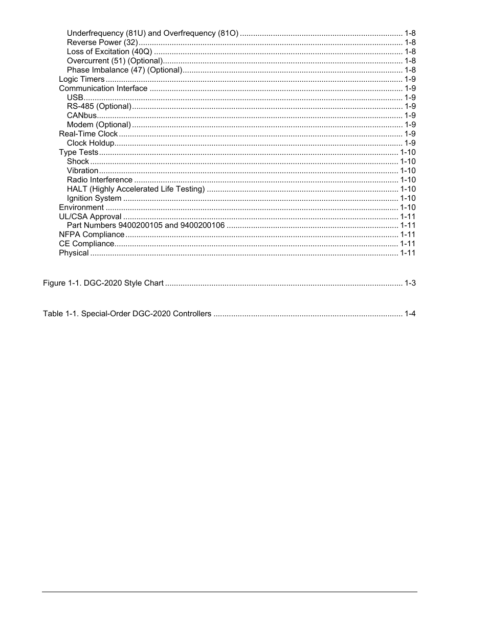 Winco DGC-2020 User Manual | Page 12 / 338