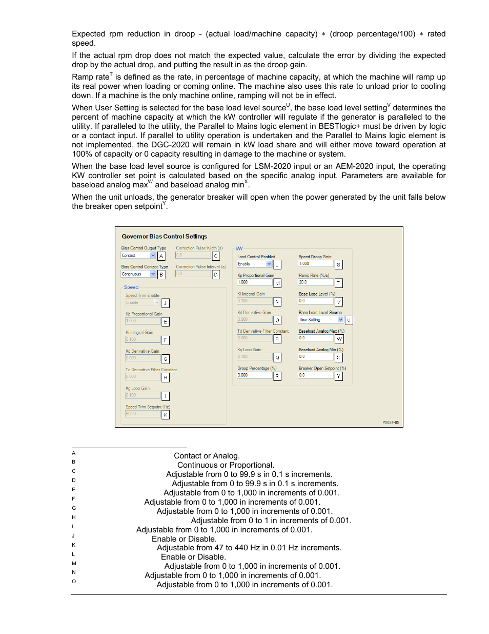 Figure 4-53. governor bias control settings -59 | Winco DGC-2020 User Manual | Page 129 / 338