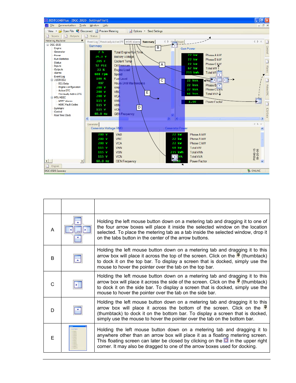 Figure 4-66. metering, docking options -73 | Winco DGC-2020 User Manual | Page 143 / 338