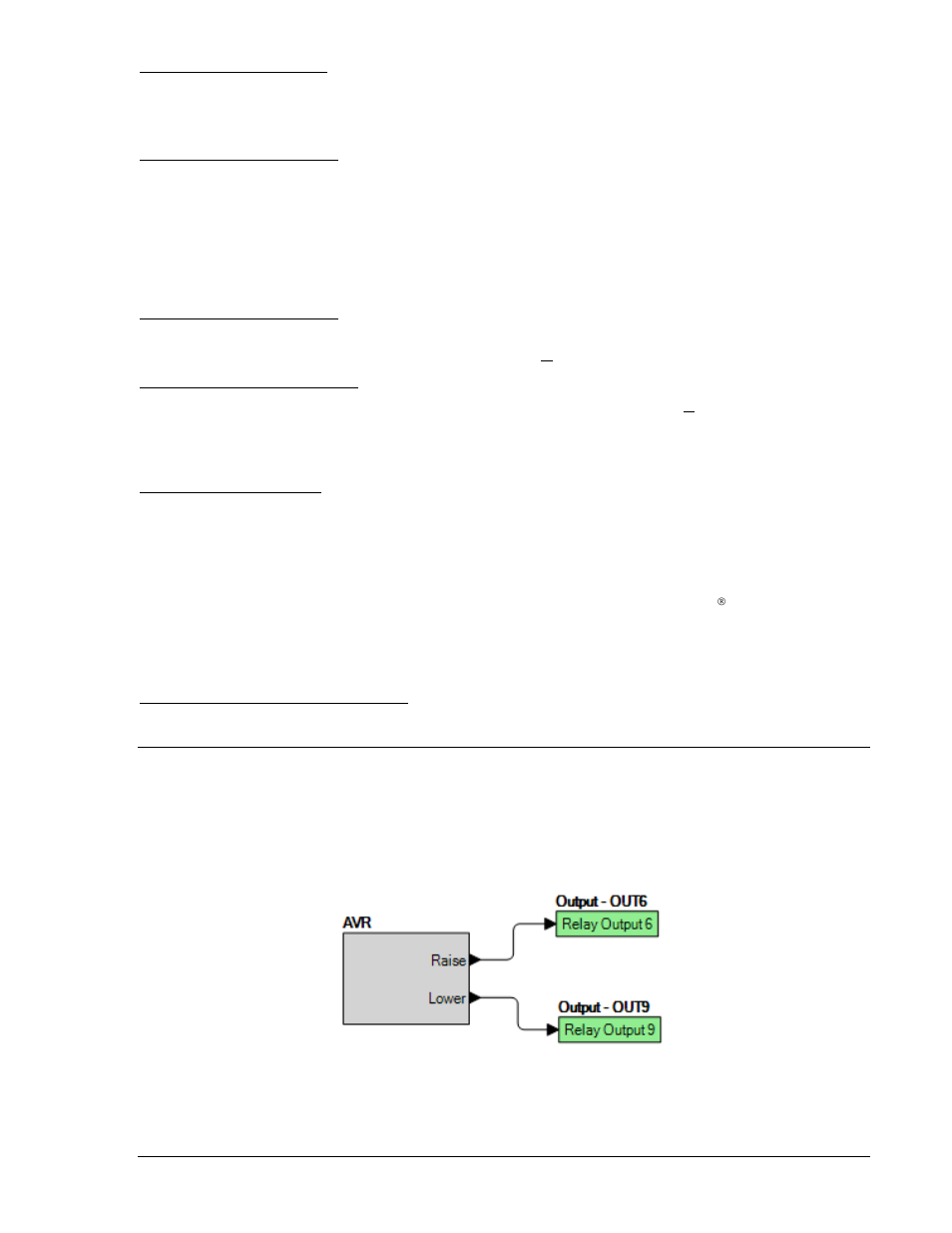 Opening a bestlogic+ file, Protecting a bestlogic+ file, Uploading a bestlogic+ file | Downloading a bestlogic+ file, Printing a bestlogic+ file, Clearing the on-screen logic diagram, Bestlogic+ examples, Example 1 - avr logic block connections, Opening a bestlogic+ file -21, Protecting a bestlogic+ file -21 | Winco DGC-2020 User Manual | Page 183 / 338