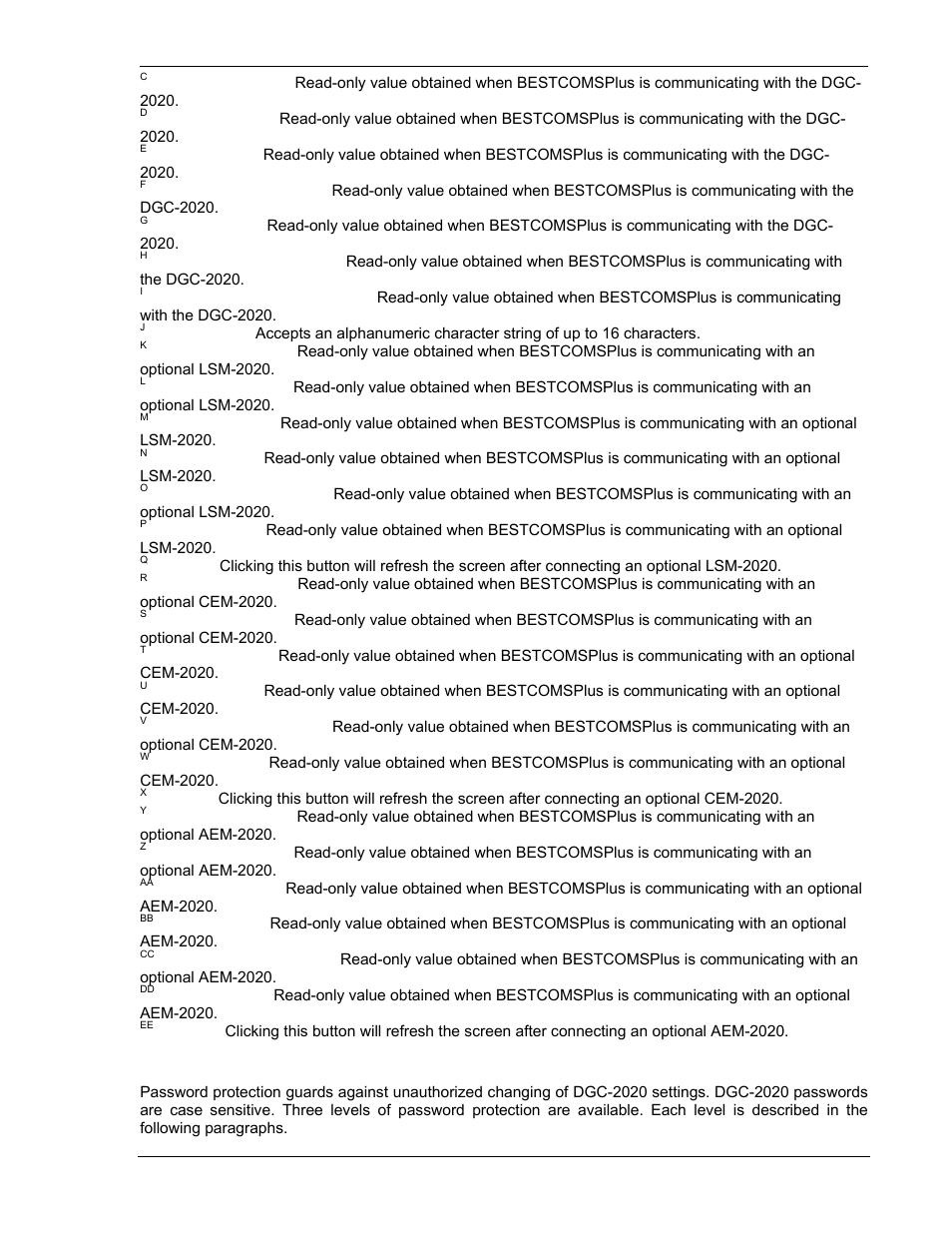 Device security setup, Device security setup -13 | Winco DGC-2020 User Manual | Page 83 / 338