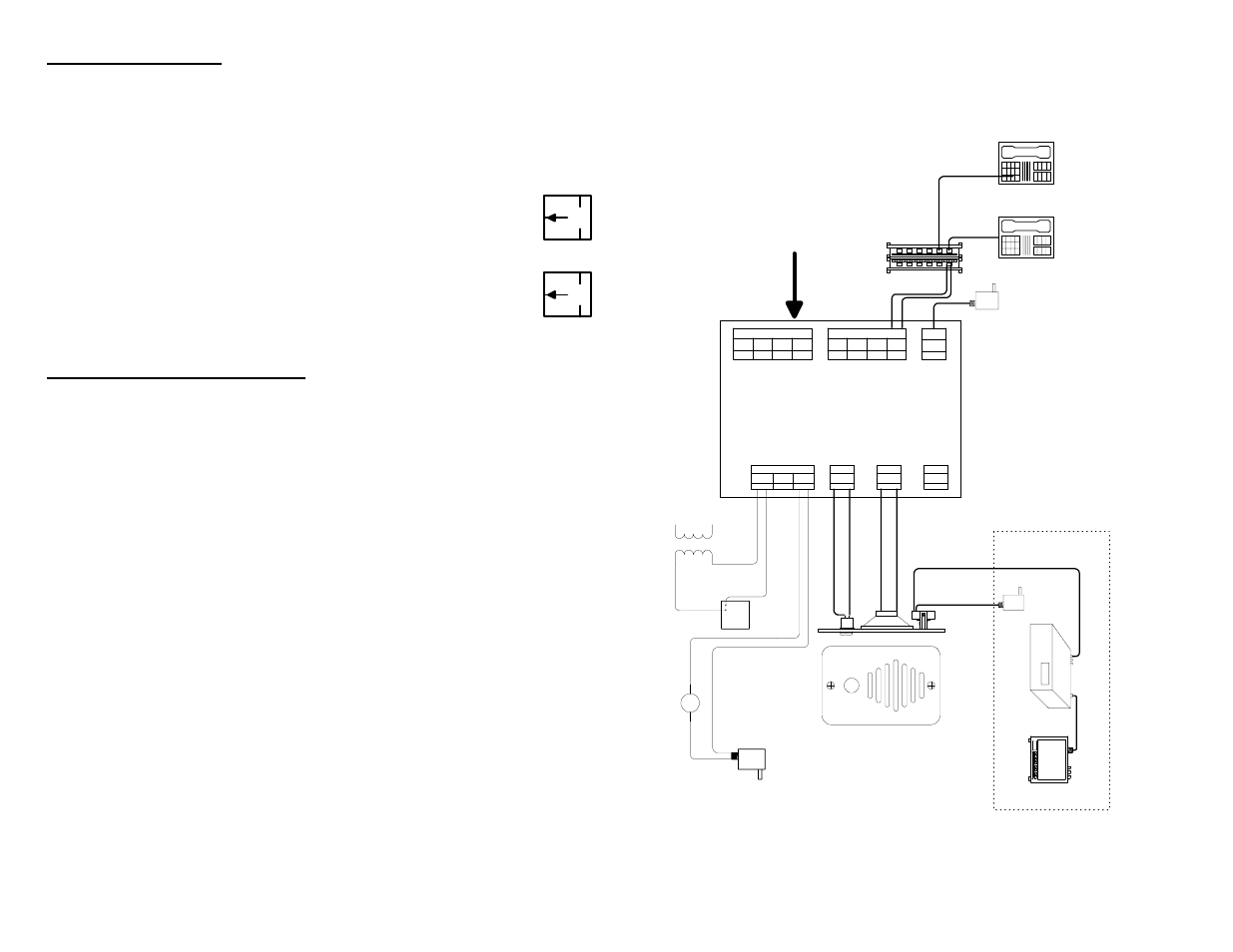 Te-100, Switch positions, High impedance phones | Page out, Doorbell, Strike 1, Chime on-off, Page/door, Ring on-off | Channel Vision TE-100 User Manual | Page 4 / 4