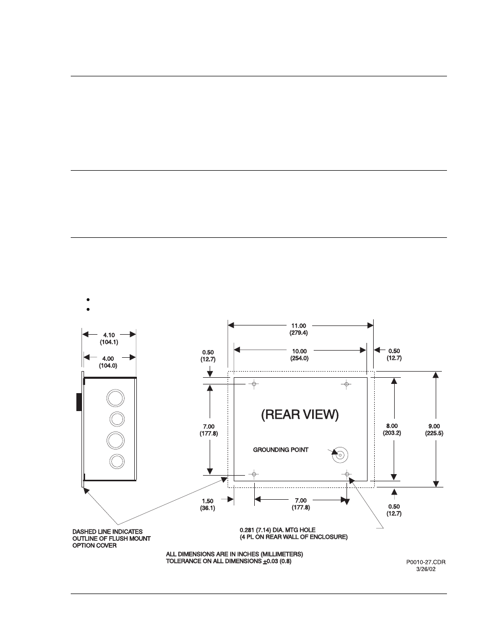 Installation, General, Hardware | Mounting, Section 4, Installation -1, General -1 hardware -1 mounting -1 | Winco RDP-110 User Manual | Page 19 / 23