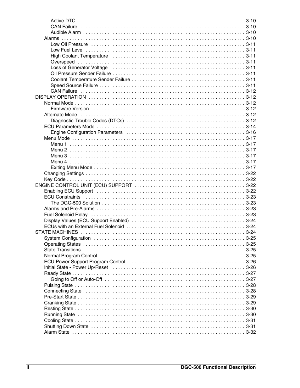 Winco DGC-500 User Manual | Page 19 / 98