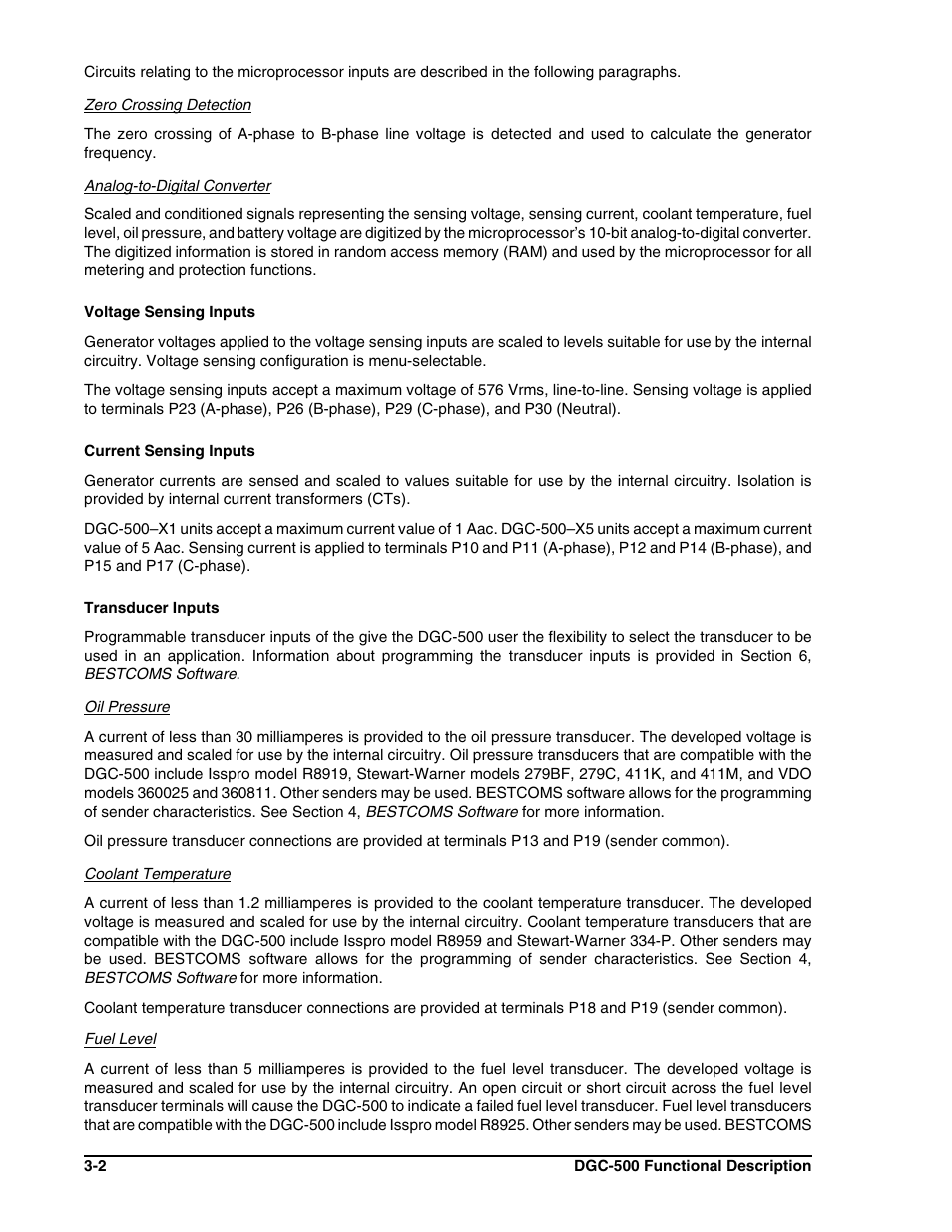 Winco DGC-500 User Manual | Page 22 / 98