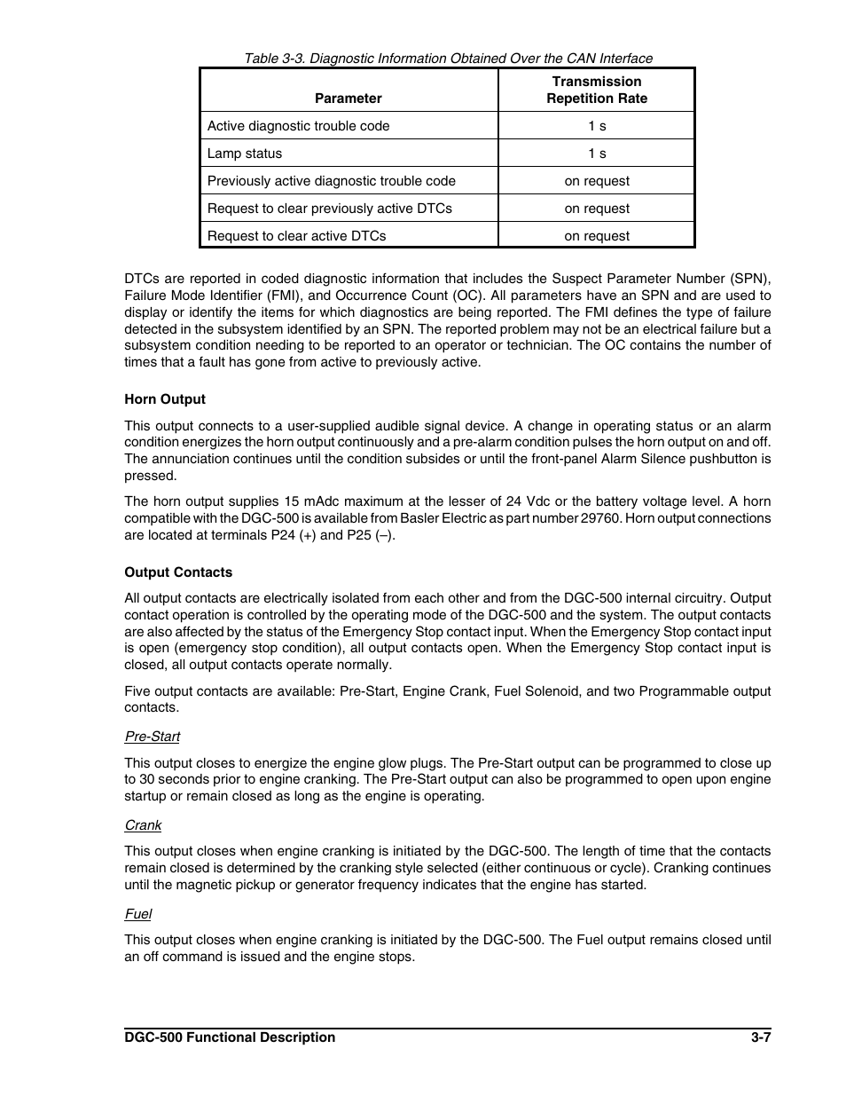 Winco DGC-500 User Manual | Page 27 / 98