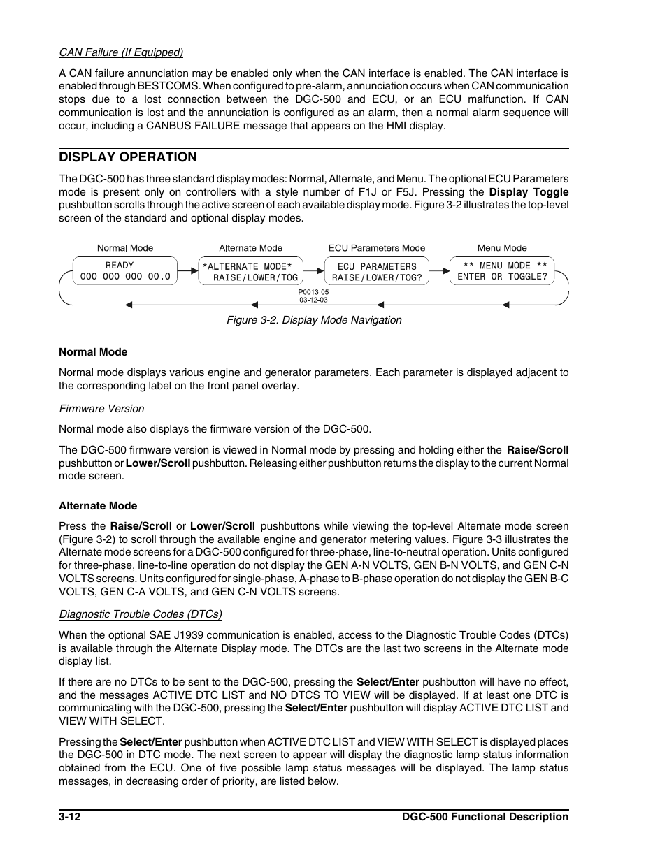 Winco DGC-500 User Manual | Page 32 / 98