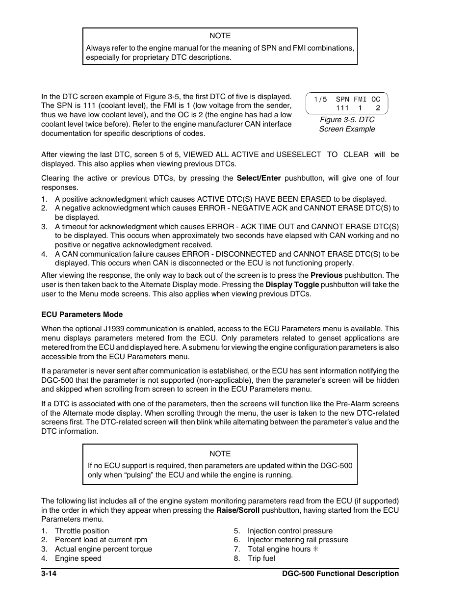 Winco DGC-500 User Manual | Page 34 / 98