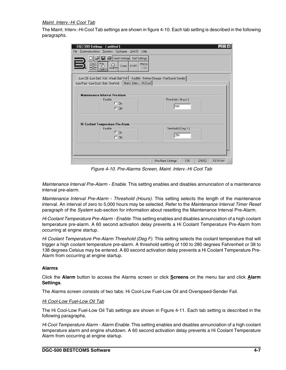 Winco DGC-500 User Manual | Page 61 / 98