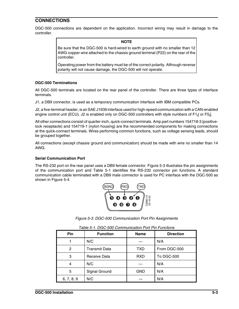 Connections -3 | Winco DGC-500 User Manual | Page 77 / 98