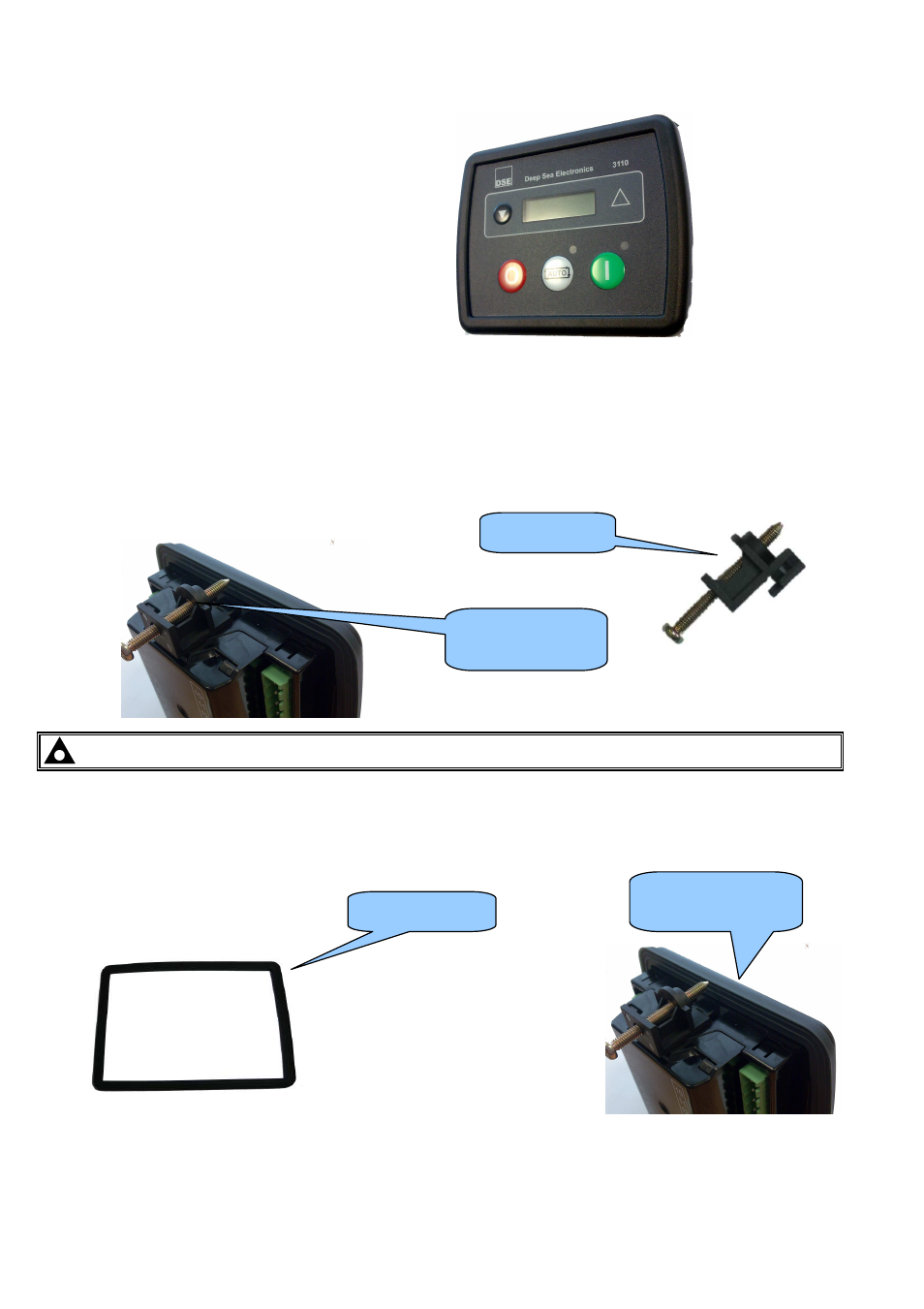 8 dimensions and mounting | Winco DSE3000 Series User Manual | Page 10 / 42