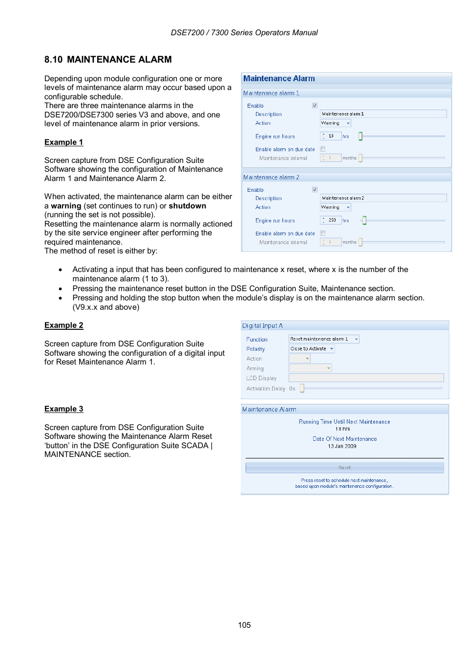 Winco DSE7300 Series User Manual | Page 105 / 122