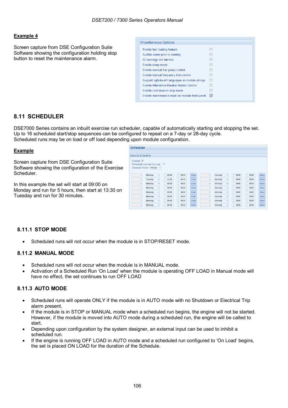 Winco DSE7300 Series User Manual | Page 106 / 122