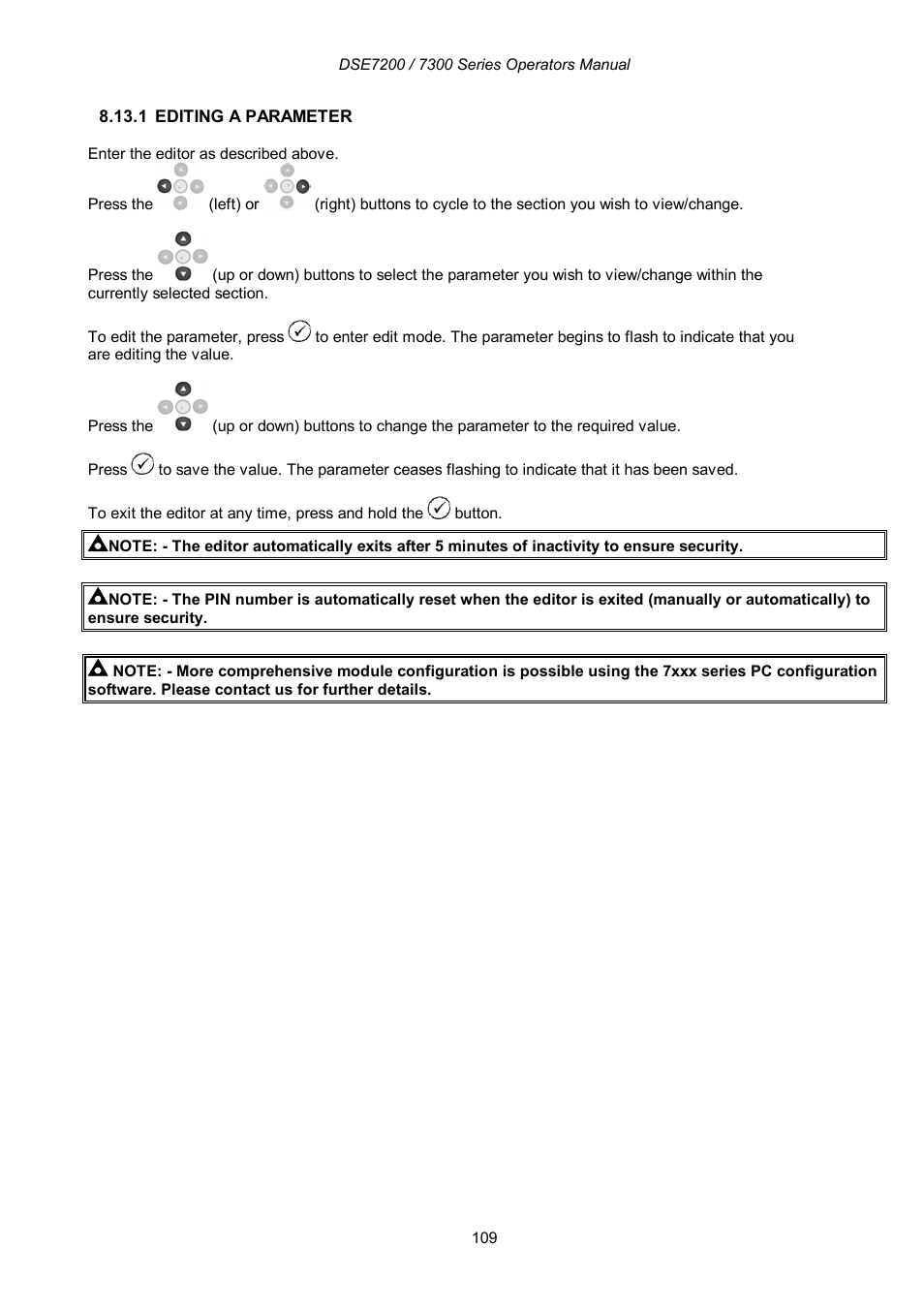 Winco DSE7300 Series User Manual | Page 109 / 122