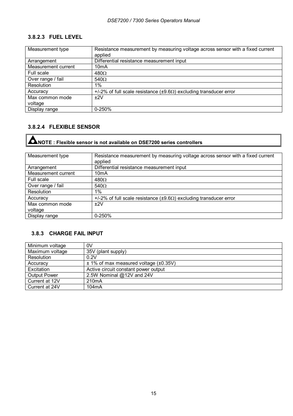 Winco DSE7300 Series User Manual | Page 15 / 122