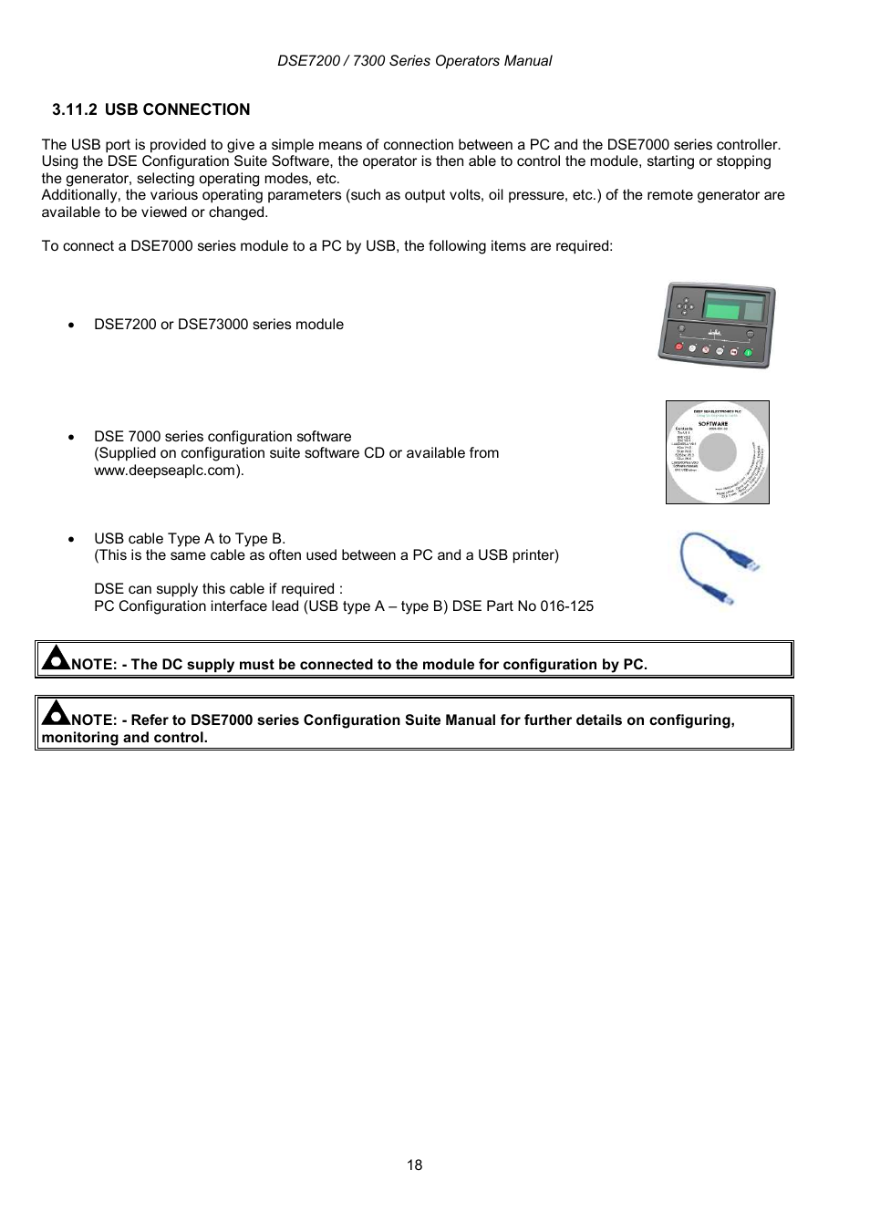 Winco DSE7300 Series User Manual | Page 18 / 122