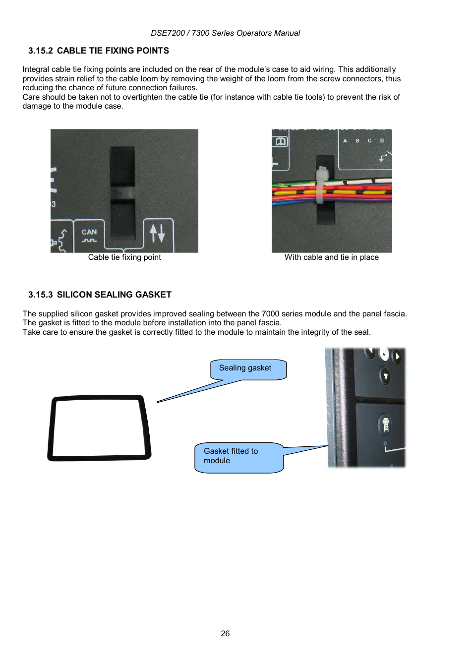 Winco DSE7300 Series User Manual | Page 26 / 122