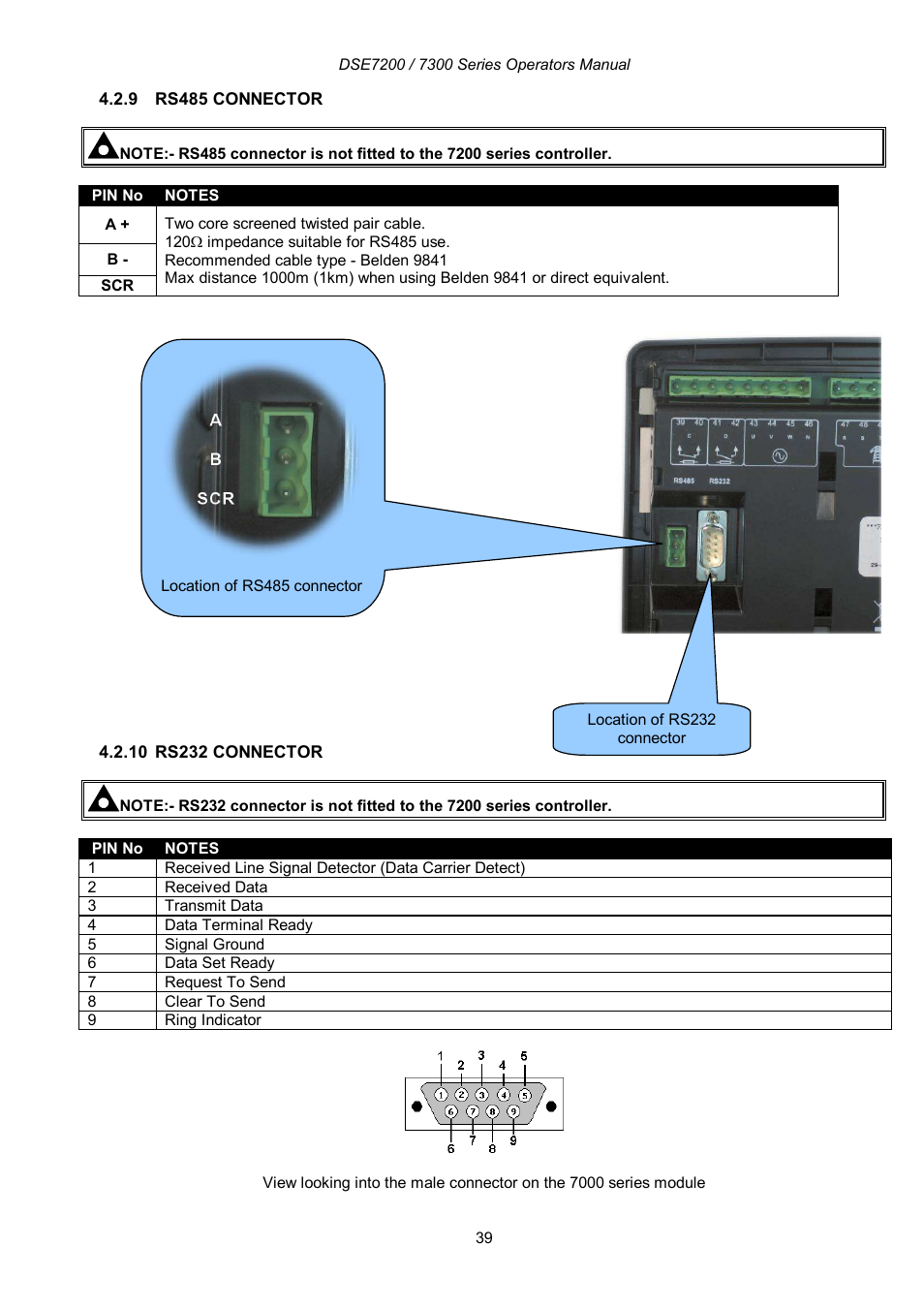 Winco DSE7300 Series User Manual | Page 39 / 122