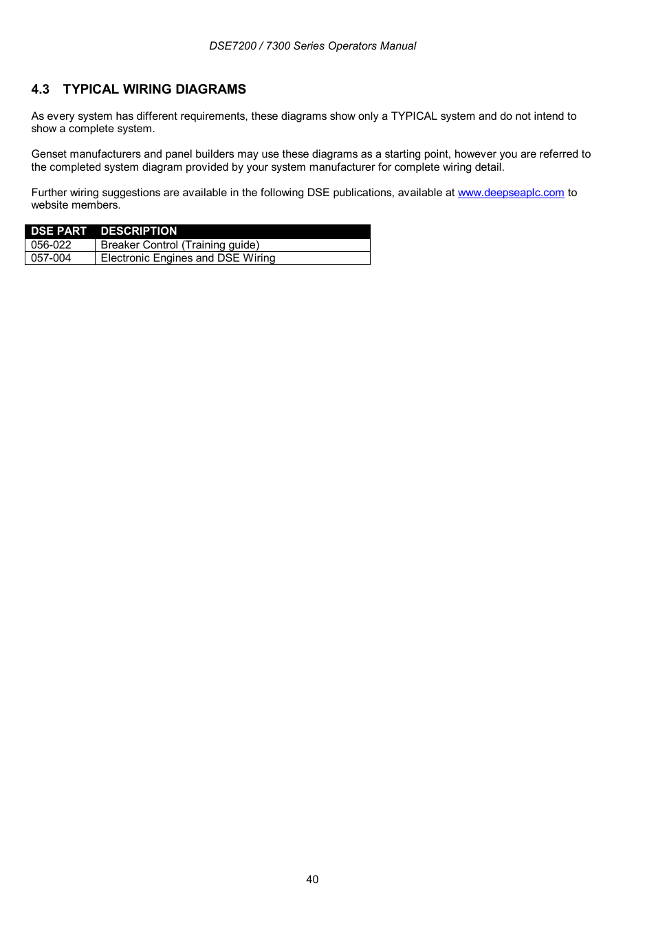 Winco DSE7300 Series User Manual | Page 40 / 122
