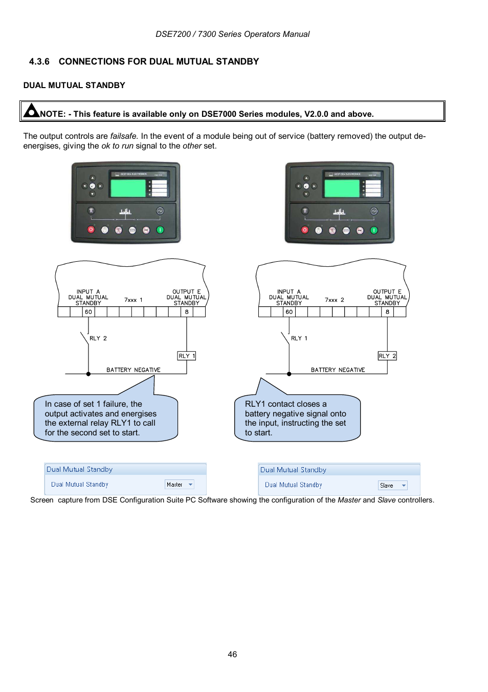 Winco DSE7300 Series User Manual | Page 46 / 122