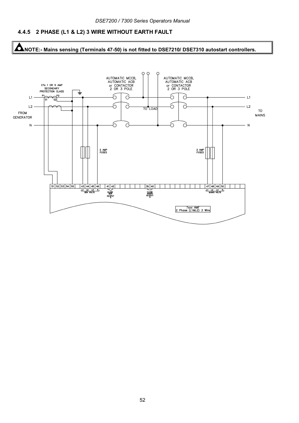 Winco DSE7300 Series User Manual | Page 52 / 122