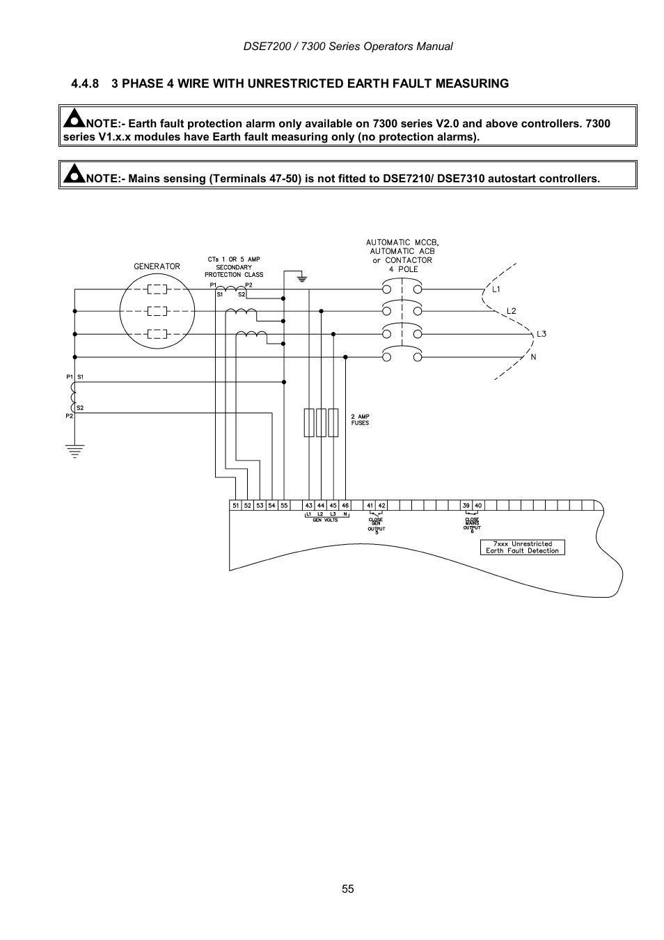 Winco DSE7300 Series User Manual | Page 55 / 122