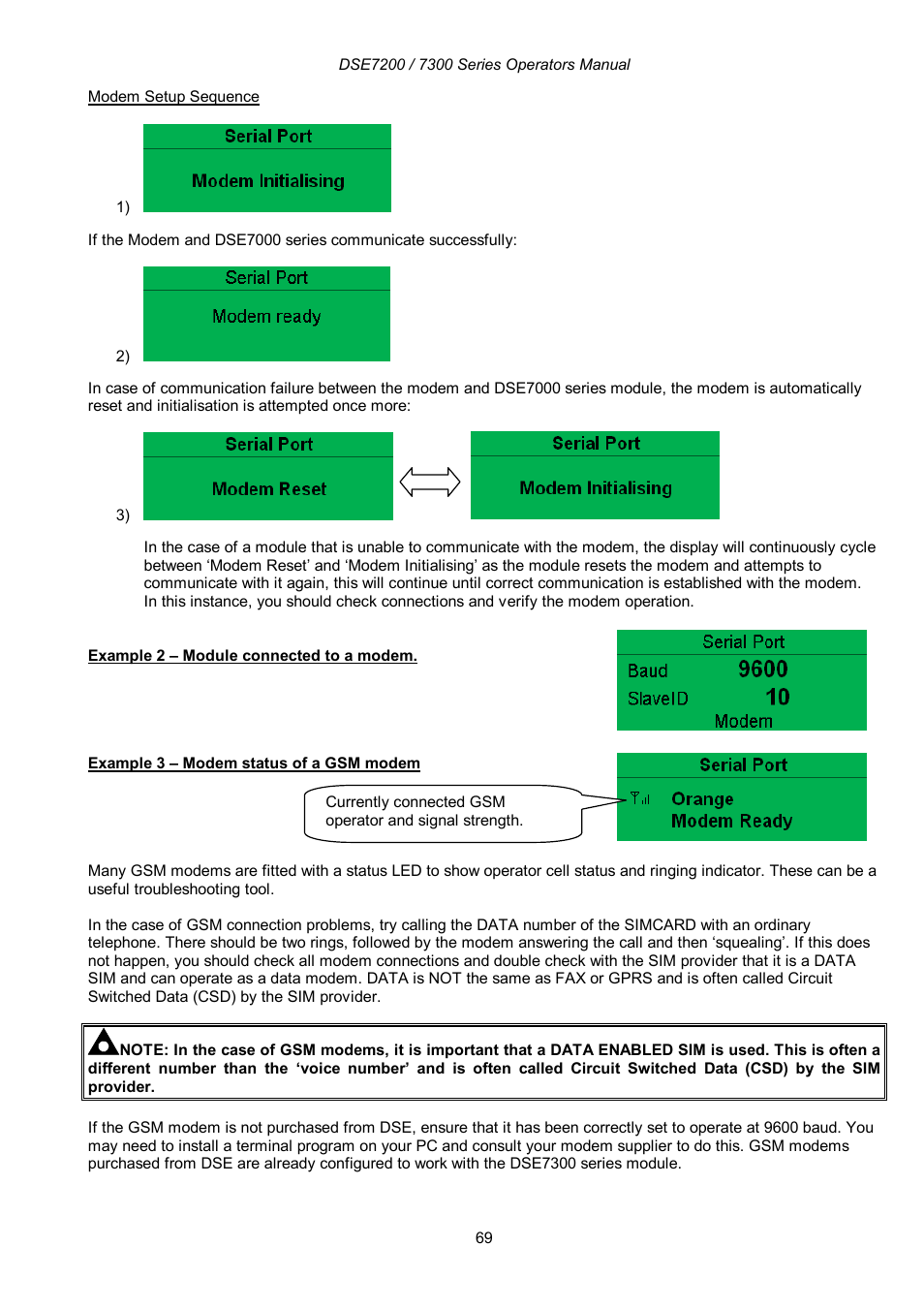 Winco DSE7300 Series User Manual | Page 69 / 122