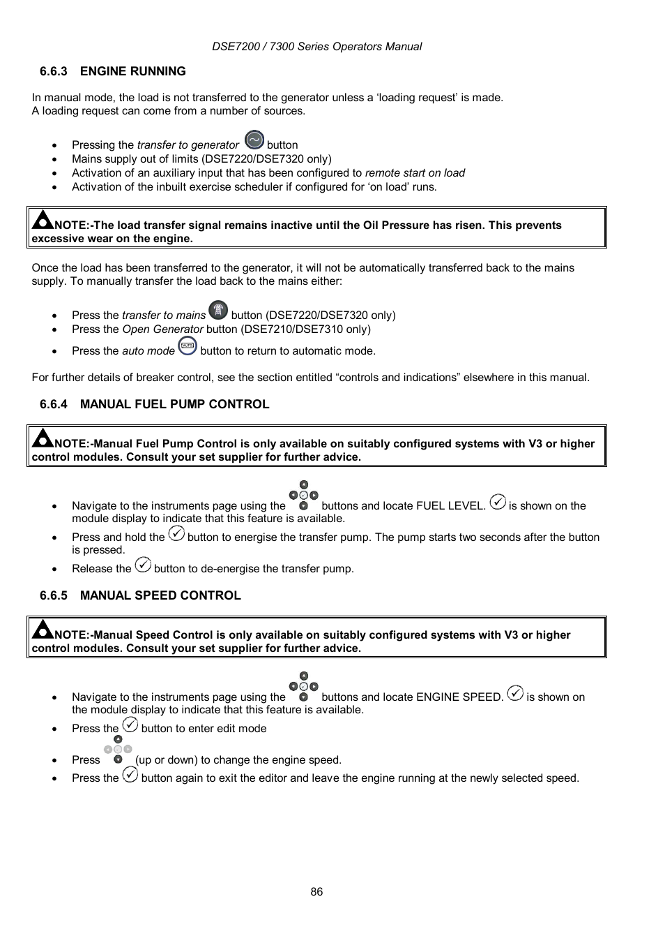 Winco DSE7300 Series User Manual | Page 86 / 122