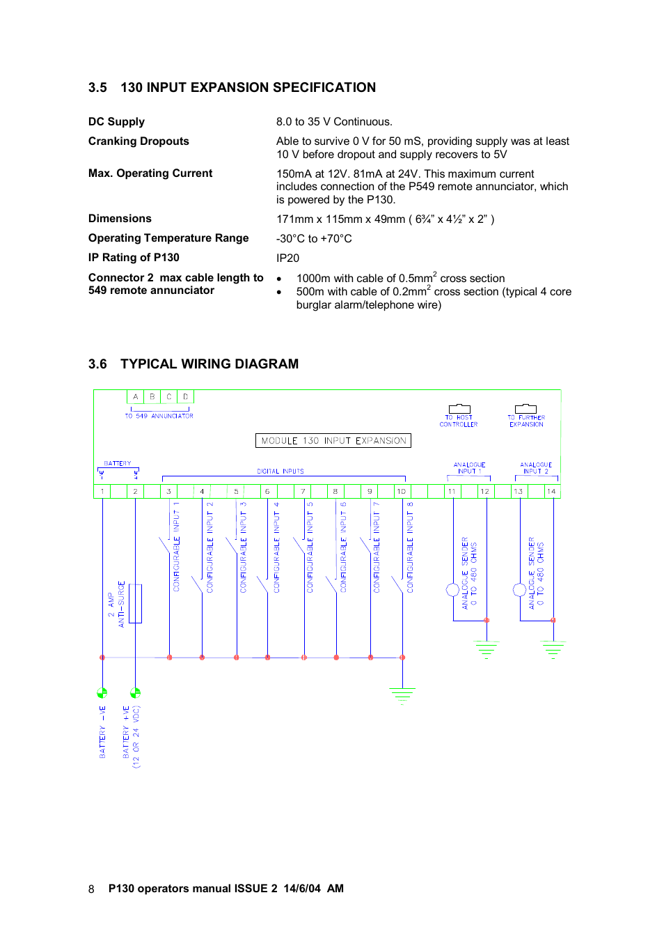 Winco DSE549 Remote Ennunciator User Manual | Page 8 / 12