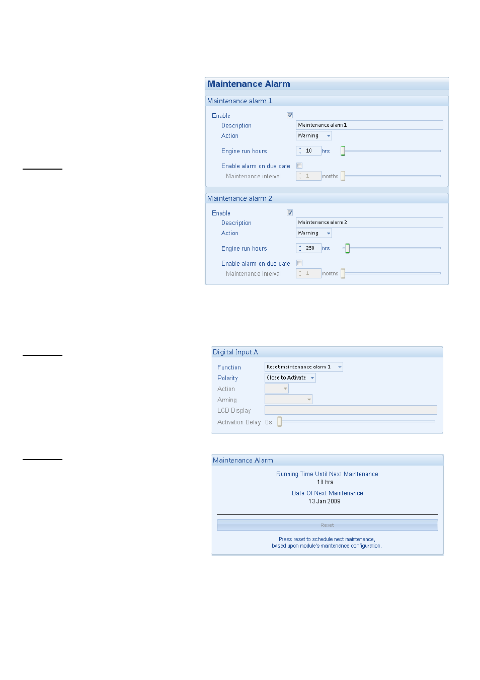 9 maintenance alarm | Winco DSE7300 Series User Manual | Page 94 / 109