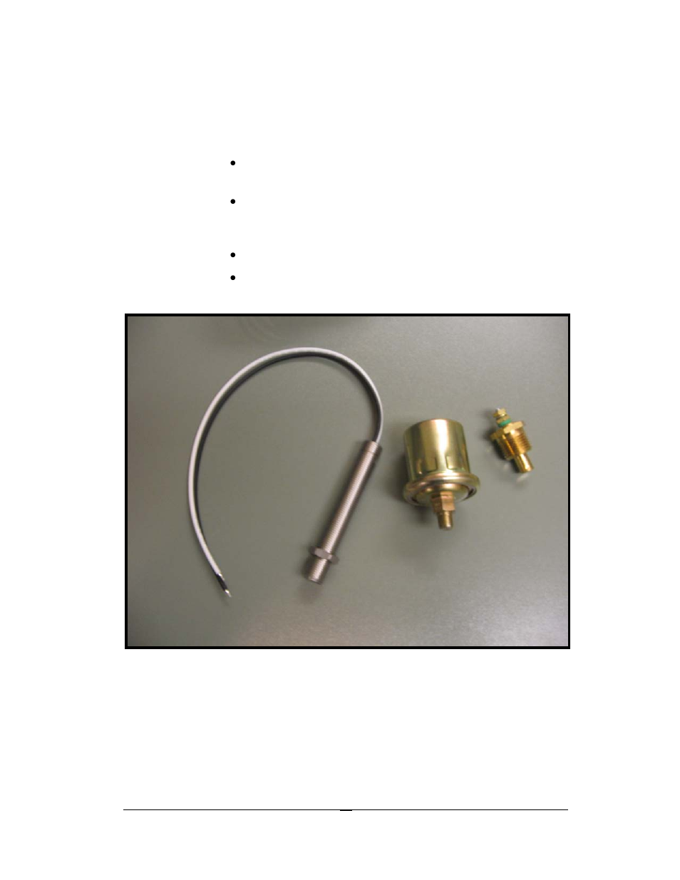 Engine sender types | Winco GM100 User Manual | Page 11 / 14
