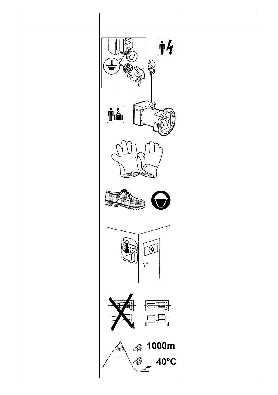 Prescrizioni di sicurezza safety requirements | Winco ACO3 User Manual | Page 10 / 34