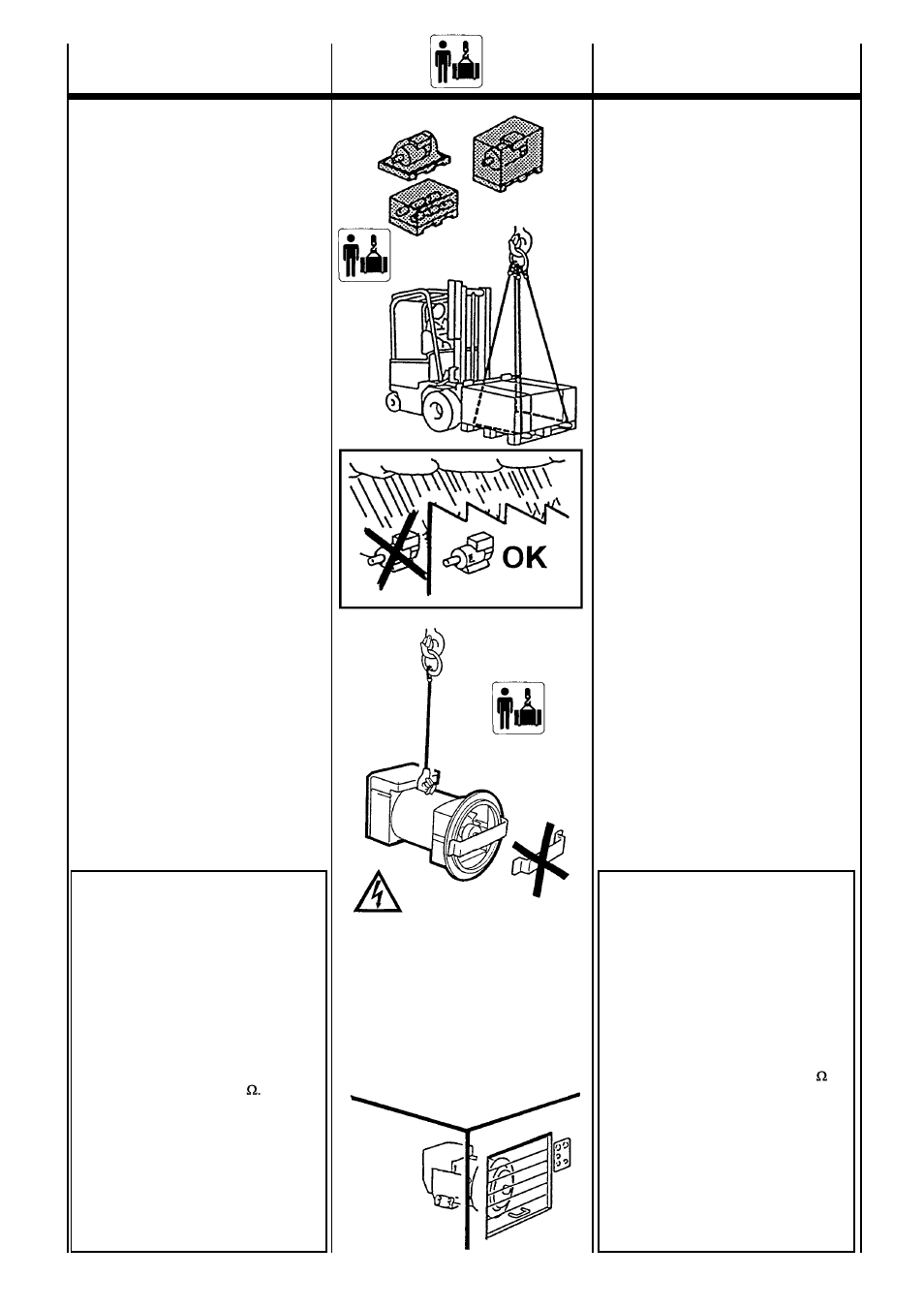 Trasporto e immagazzinamento transport and storage | Winco ACO3 User Manual | Page 14 / 34