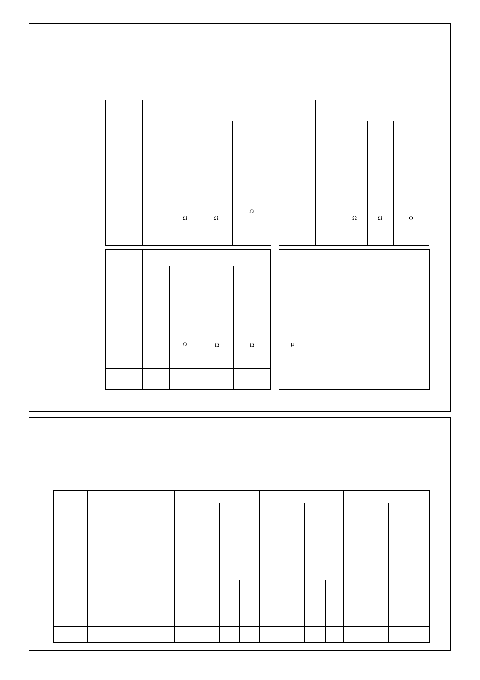 2 pole, 4 pole, Tavola table tableau abbildung tabla | Winco ACO3 User Manual | Page 26 / 34