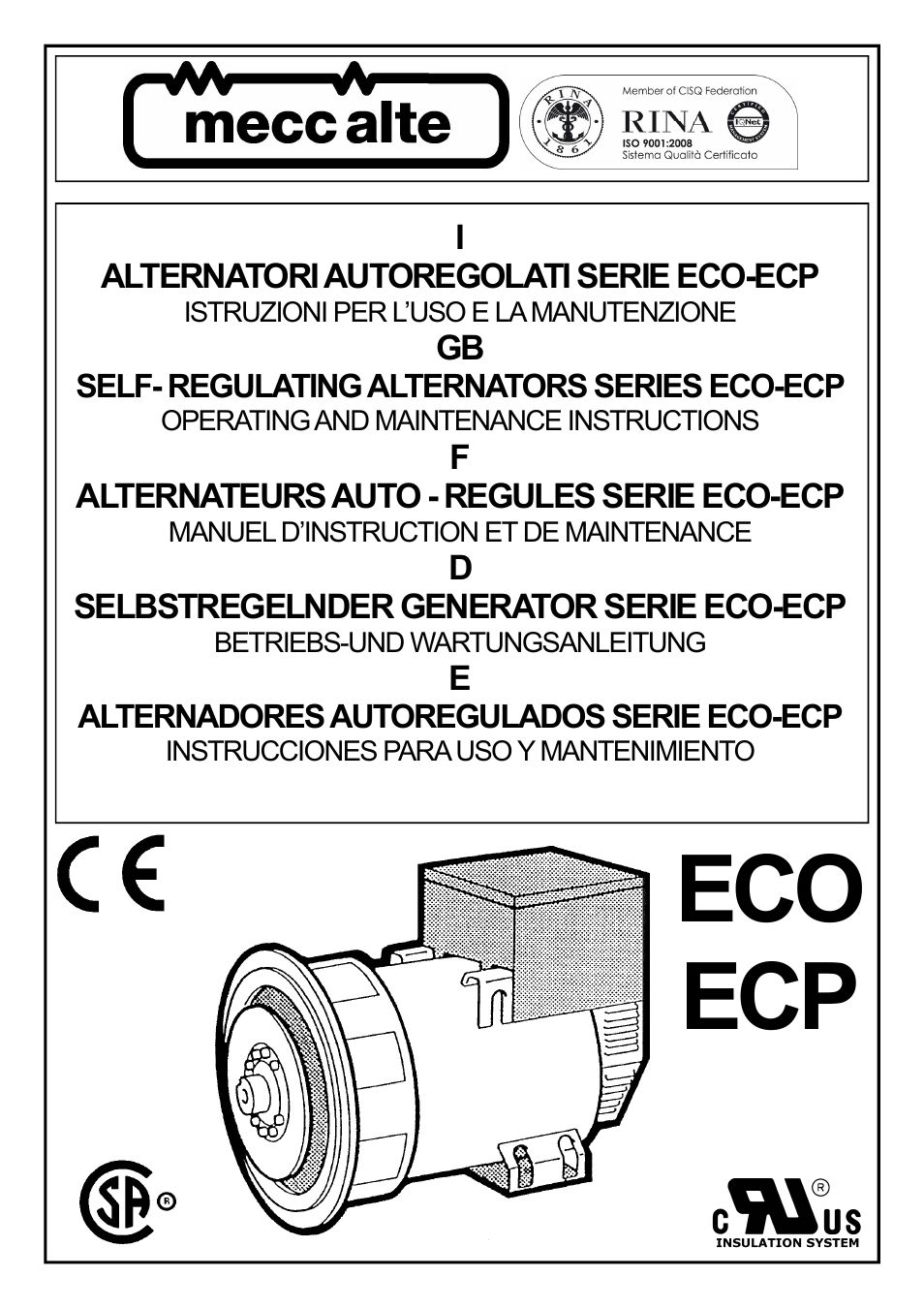 Winco ECO32 Revision 32 2012 User Manual | 98 pages