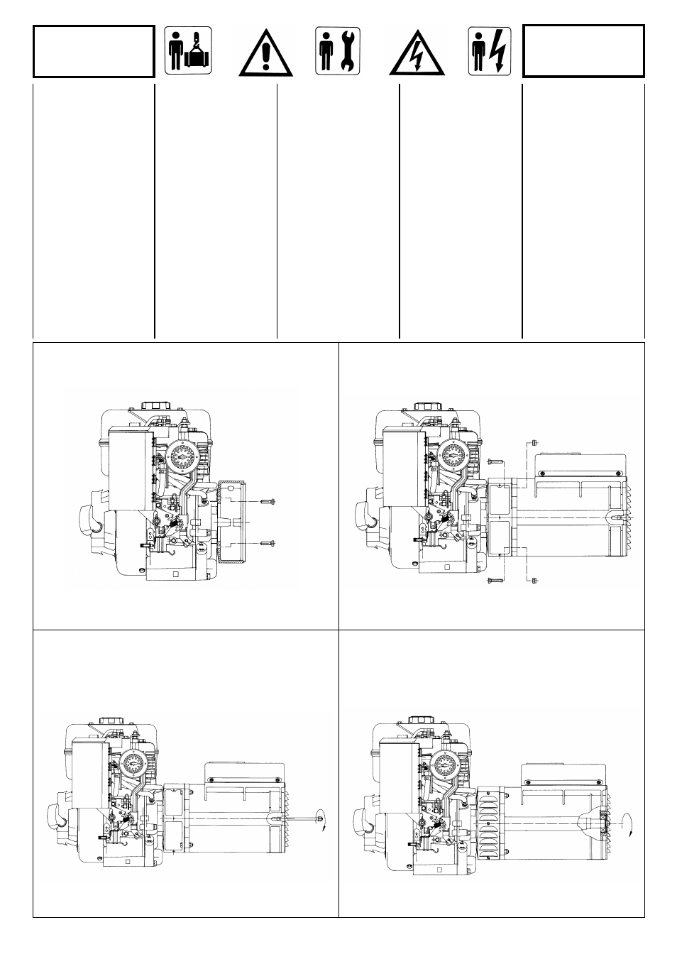 Pericolo danger gefahr peligro | Winco MR2 User Manual | Page 7 / 12