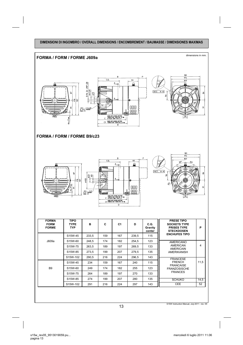 Winco S15W-75 REV 5 User Manual | Page 13 / 16