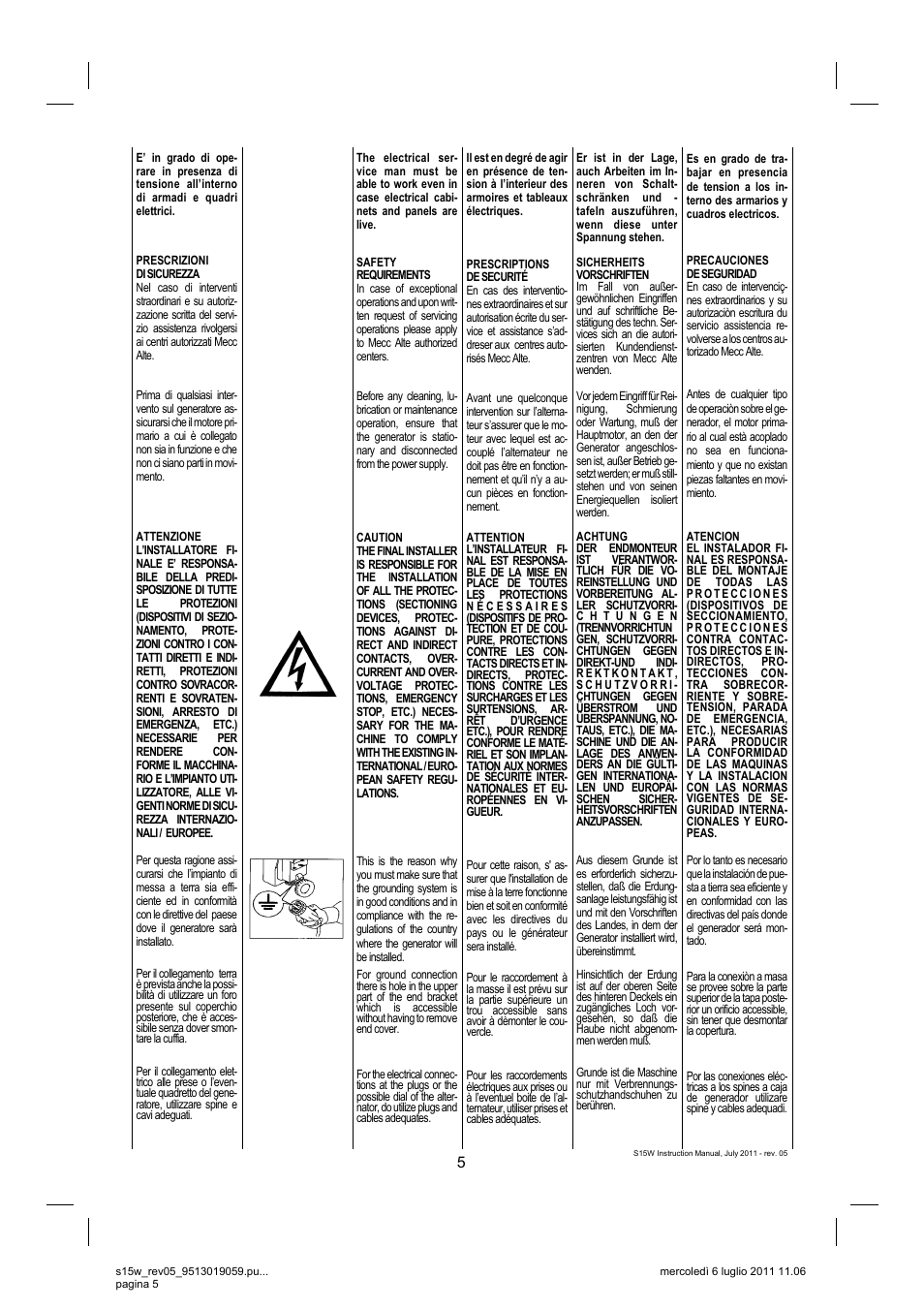 Winco S15W-75 REV 5 User Manual | Page 5 / 16