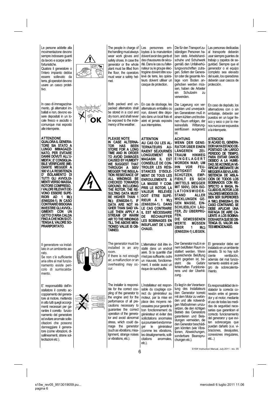 Winco S15W-75 REV 5 User Manual | Page 6 / 16