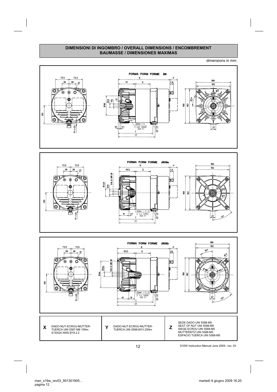 Winco S16W User Manual | Page 12 / 16