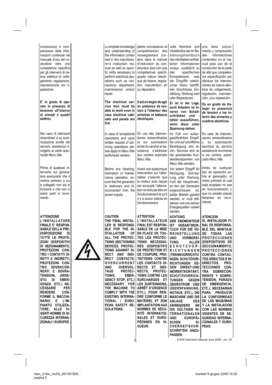 Winco S16W User Manual | Page 5 / 16