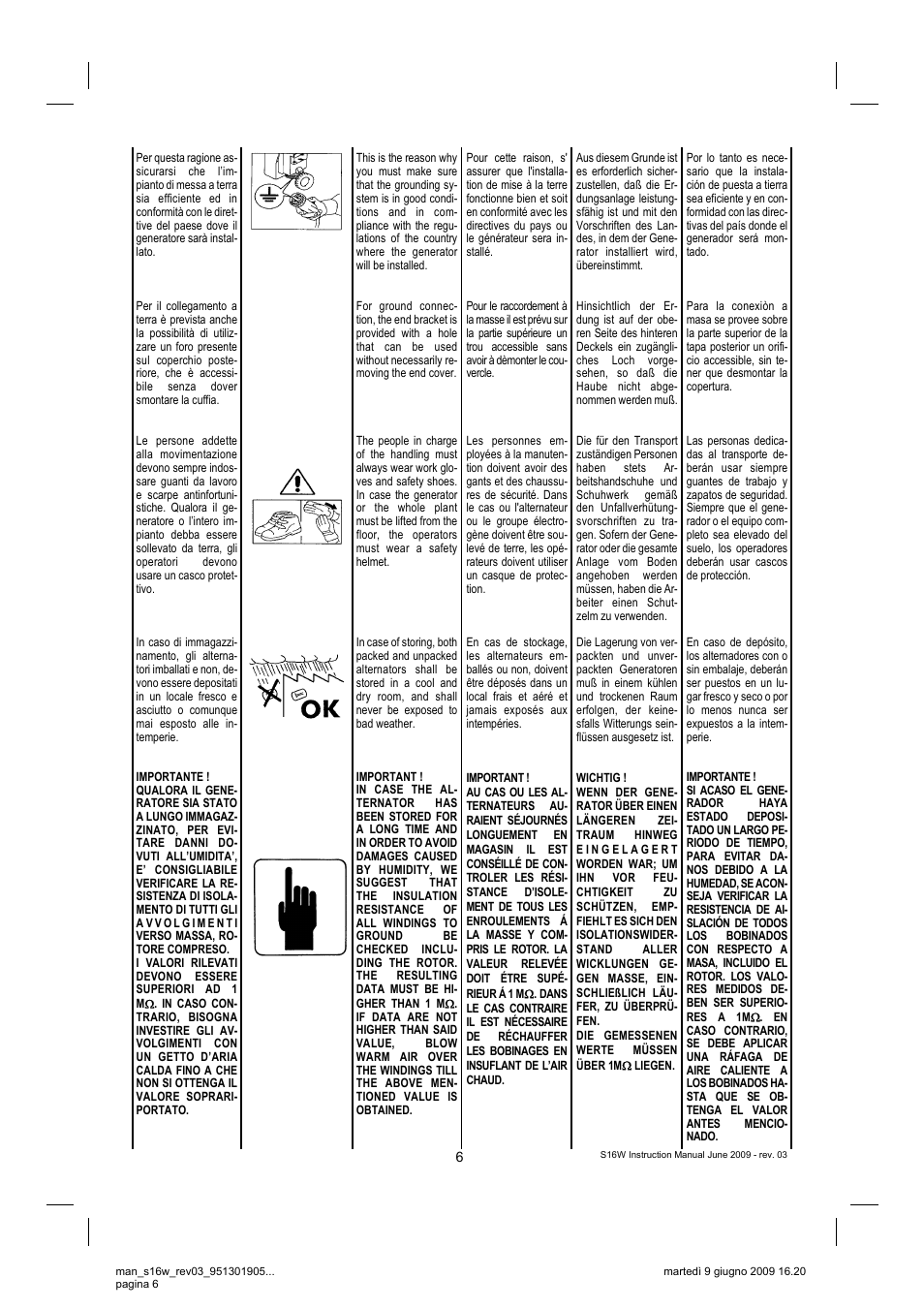 Winco S16W User Manual | Page 6 / 16